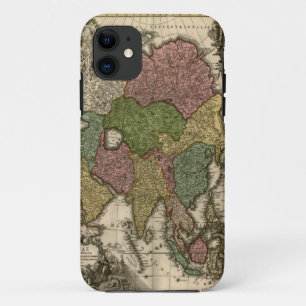Funda Para iPhone 11 Cubierta 1700 del iPhone 5 del mapa del mundo del
