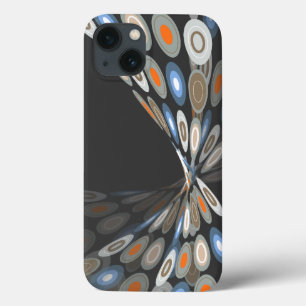 Funda Para iPhone 13 Cubierta artística de la mariposa abstracta