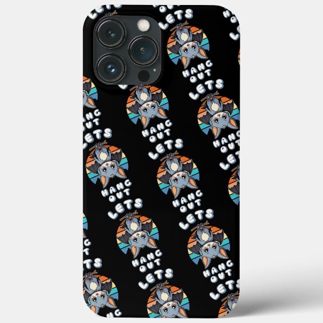 Funda De Case-Mate Para iPhone Cubierta colgada y atardecer retro | Vamos a colga (Reverso )