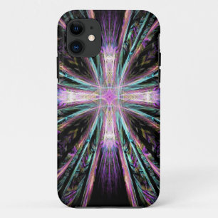 Funda Para iPhone 11 Cubierta cruzada abstracta del iPhone del arte