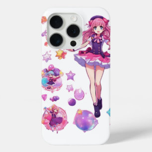 Funda Para iPhone 15 Pro Cubierta Cute Kawaii Magical Chica iPhone 15