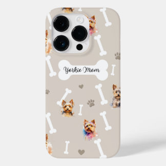 Funda Para iPhone 14 Pro De Case-Mate Cubierta de cabezal de golf para Yorkie Mom