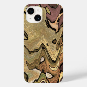 Funda Para iPhone 14 De Case-Mate Cubierta de camo. La jungla de camuflaje. Verde y