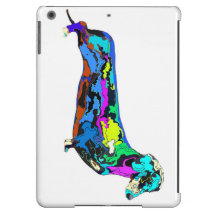 cubierta de dachshund iPad -