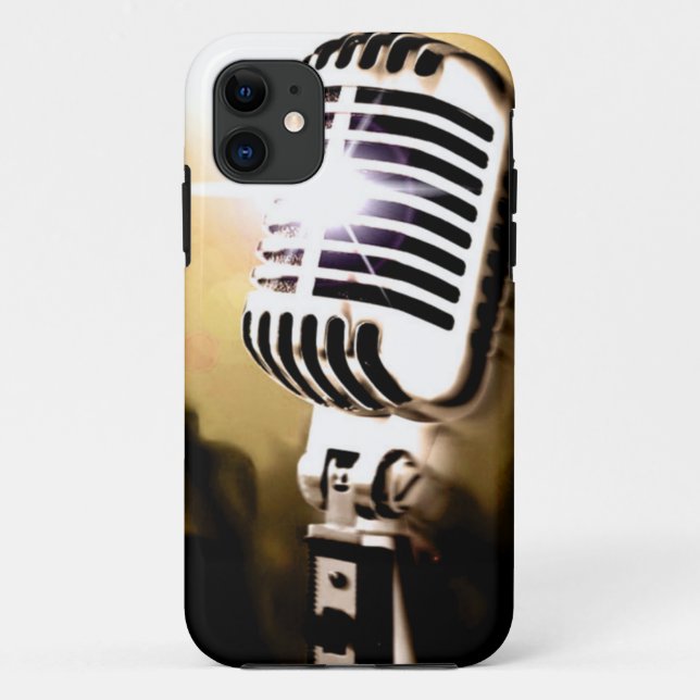 Funda De Case-Mate Para iPhone Cubierta de la caja del micrófono (Reverso)