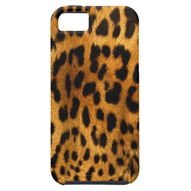 Funda De Case-Mate Para iPhone Cubierta de la piel del cuerpo del leopardo (Atrás)