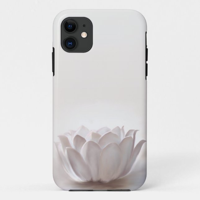 Funda De Case-Mate Para iPhone Cubierta de Lotus blanco Iphone 5 (Reverso)