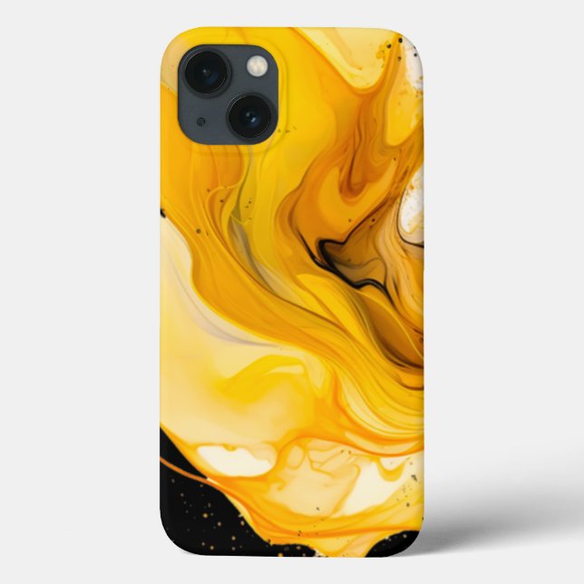 Funda De Case-Mate Para iPhone Cubierta de pintura de estuche de teléfono abstrac (Reverso)