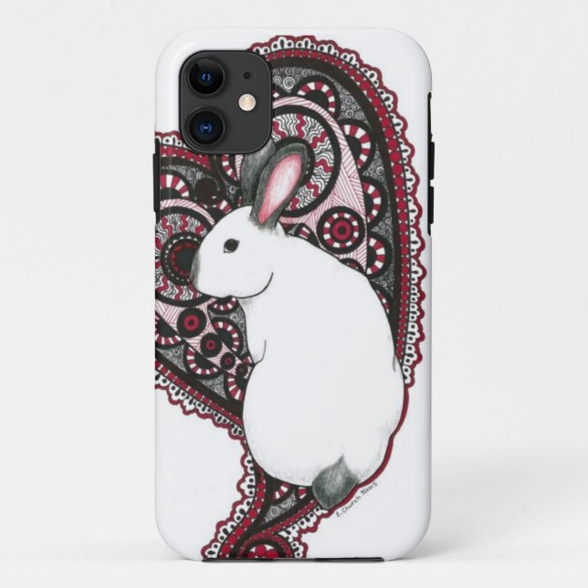 Funda De Case-Mate Para iPhone Cubierta de rubíes del teléfono celular del (Reverso)