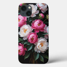 Cubierta de teléfono floral