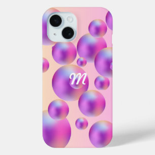 Funda Para iPhone 15 Cubierta de teléfono móvil de Pink Bubble