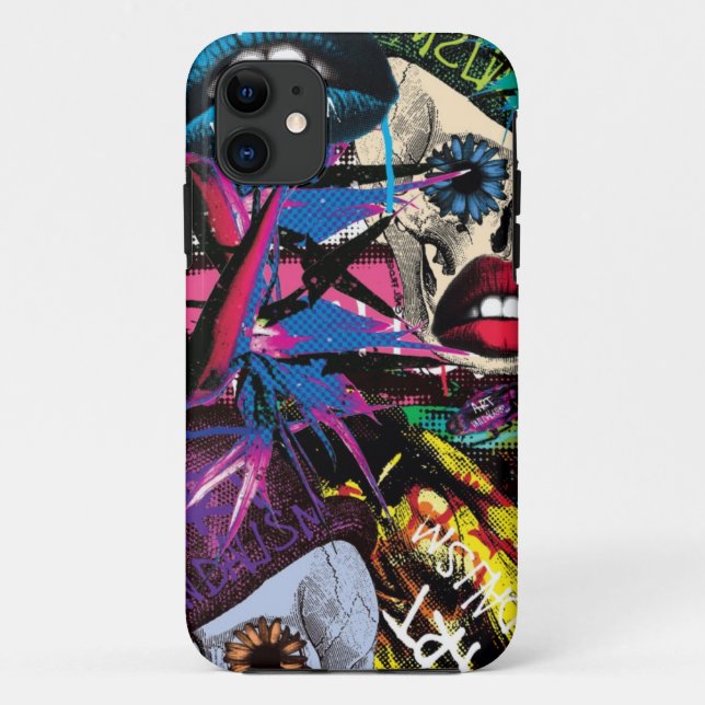 Funda De Case-Mate Para iPhone Cubierta del estallido de Art.Vandalism (Reverso)