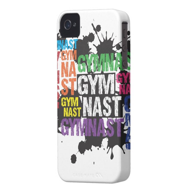 Funda De Case-Mate Para iPhone Cubierta del gimnasta (Reverso Izquierdo)