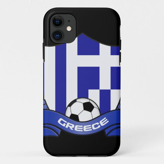 Funda De Case-Mate Para iPhone Cubierta del iPhone 5 del fútbol de Grecia (Reverso)