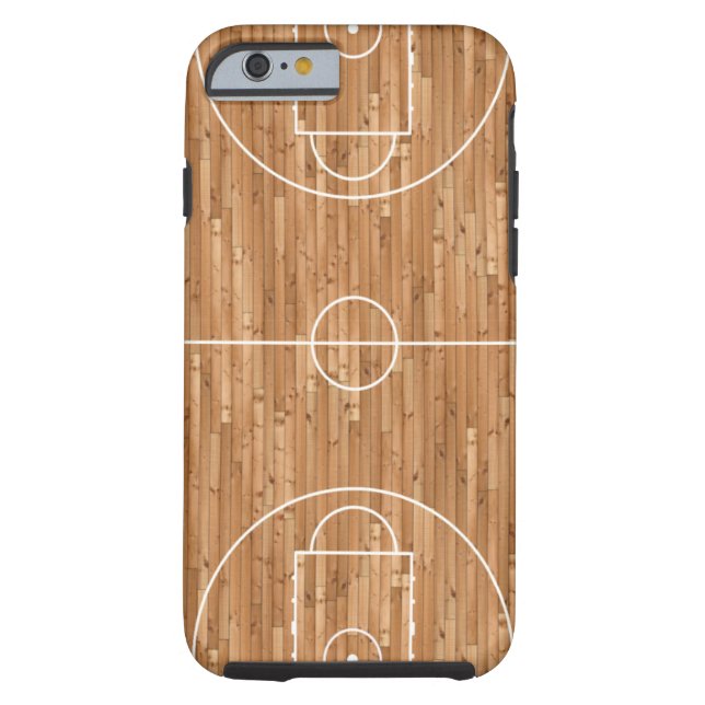 Funda De Case-Mate Para iPhone Cubierta del proceso legal de cancha de básquet (Reverso)