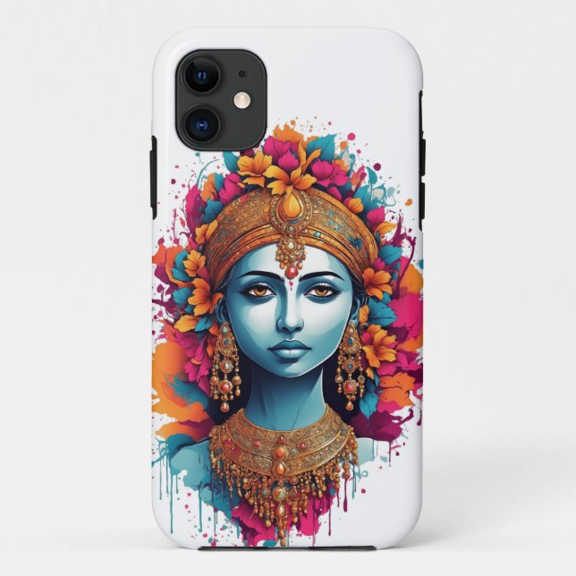 Funda De Case-Mate Para iPhone Cubierta del teléfono de la franja india (Reverso)