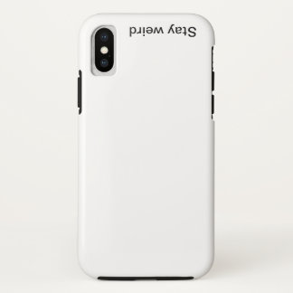 Funda Para iPhone X Cubierta extraña de la estancia