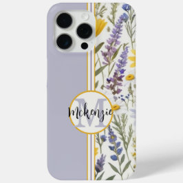 title_seo2 Cubierta Monograma Floral para iPhone - amarillo A