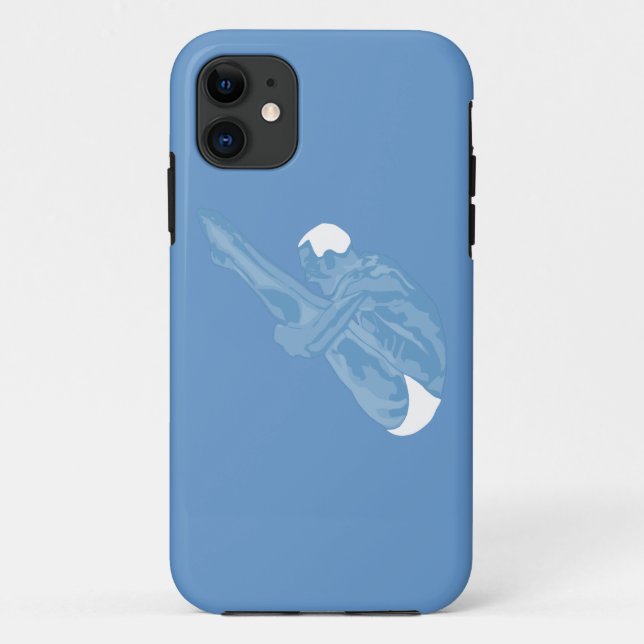 Funda De Case-Mate Para iPhone Cubierta para iPhone 5 Blue Diver (Reverso)