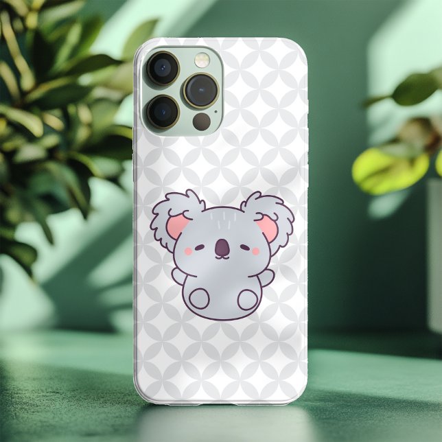 Funda De Case-Mate Para iPhone Cubierta para iPhone de Cute Kawaii Koala Bear (Subido por el creador)