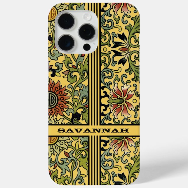 Funda De Case-Mate Para iPhone Cubierta personalizada Damask para iPhone: elige e (Reverso )