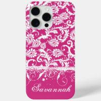 Cubierta personalizada para iPhone Funky Damask Ro