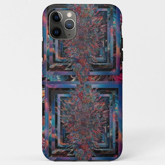 Funda De Case-Mate Para iPhone Cubierta protectora artística moderna (Reverso)