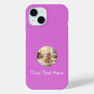 Funda Para iPhone 15 Cubierta protectora minimalista del Personalizable