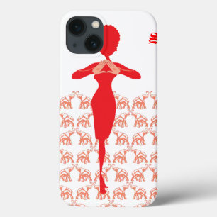 title_seo2 Cubierta roja del iPad del elefante
