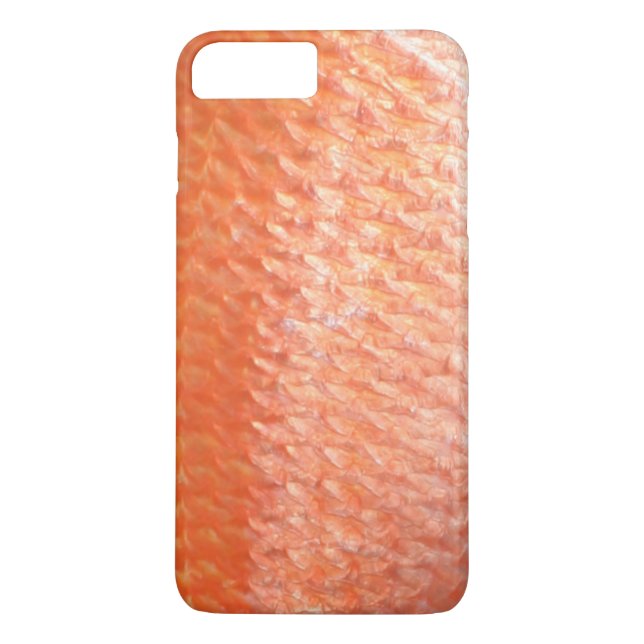 Funda De Case-Mate Para iPhone Cubierta roja del teléfono de los pescados (Reverso)