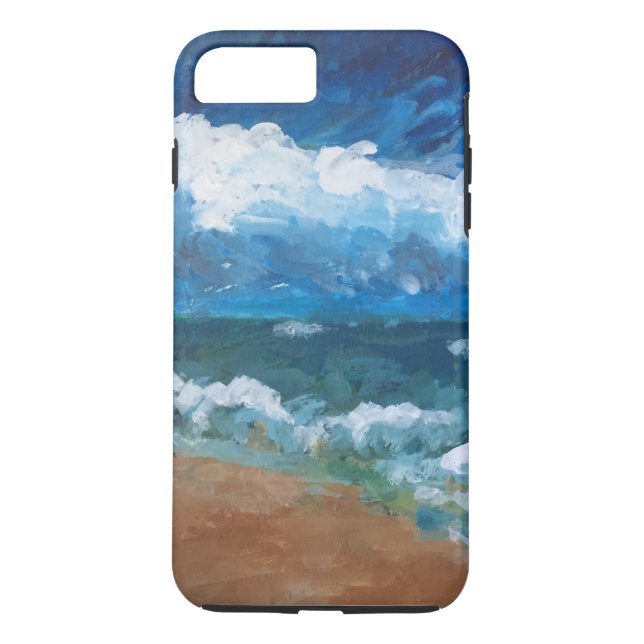 Funda De Case-Mate Para iPhone Cubierta sin título de Beach 2 celdas (Reverso)
