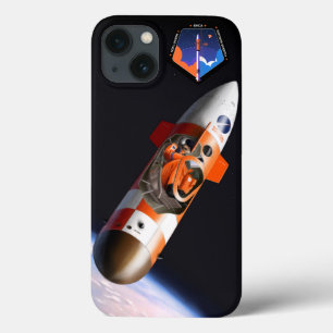 Funda Para iPhone 13 Cubierta telefónica con Spica Mission Patch y astr