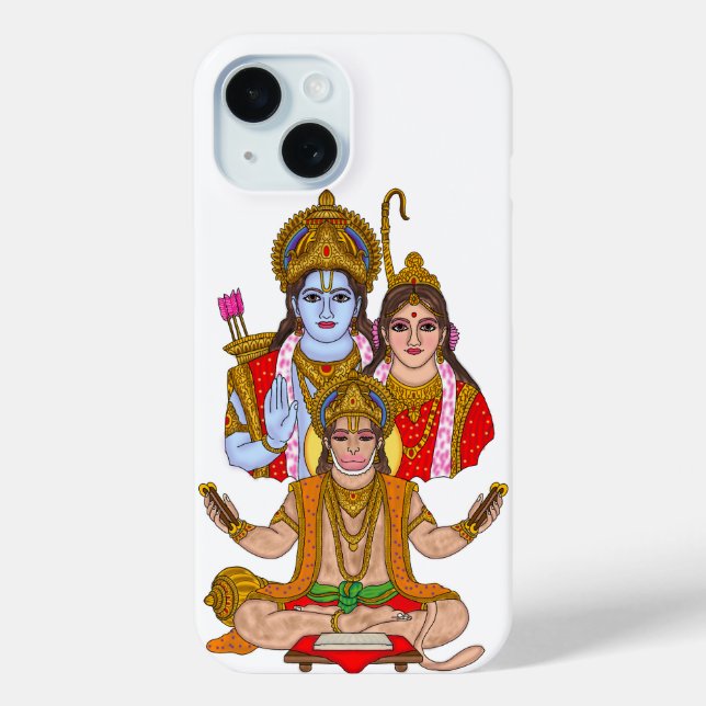 Funda De Case-Mate Para iPhone Cubierta telefónica de Lord Hanuman (Reverso )