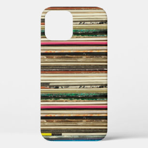 Funda Para iPhone 12 Cubiertas de cartón antiguas apiladas en el acorde