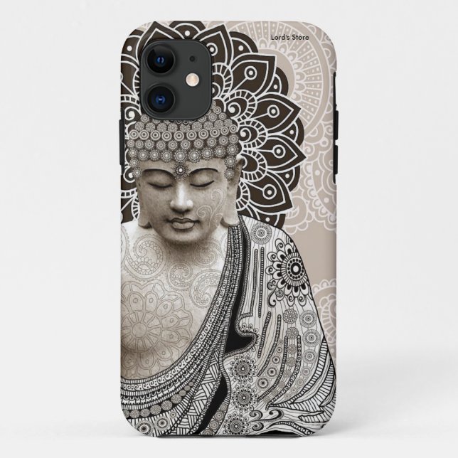 Funda De Case-Mate Para iPhone Cubiertas del diseño de Buda (Reverso)