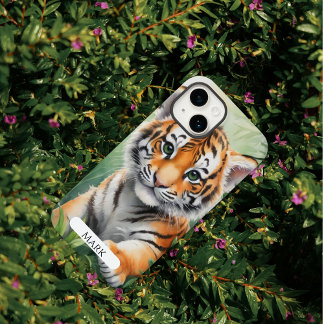 Funda Para iPhone 14 De Case-Mate Cubo de tigre en bosques