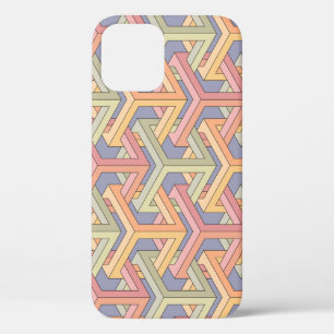 Funda Para iPhone 12 Cubos 3D, Patrón De Ilusión Óptica.