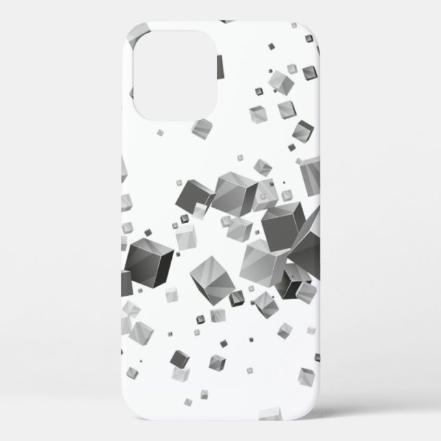 Funda De Case-Mate Para iPhone Cubos coloridos 3 (Reverso )