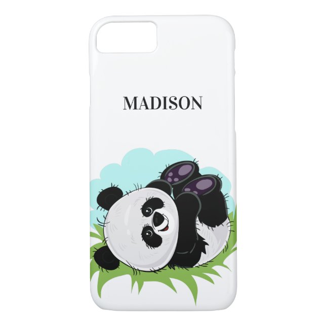 Funda De Case-Mate Para iPhone Cubos de teléfono con nombre personalizado de Cute (Reverso)