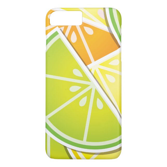 Funda De Case-Mate Para iPhone Cuchillas de cítricos funky (Reverso)