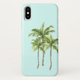 Funda Para iPhone X Cuenca de palmeras tropicales