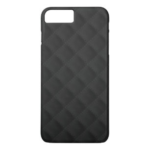 Funda Para iPhone 8 Plus/7 Plus Cuero acolchado negro
