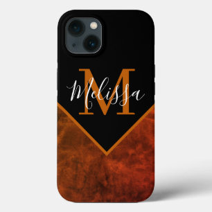 Funda Para iPhone 13 Cuero crudo personalizado personalizado 