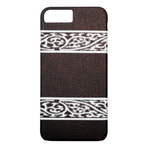 Funda Para iPhone 8 Plus/7 Plus Cuero marrón moderno