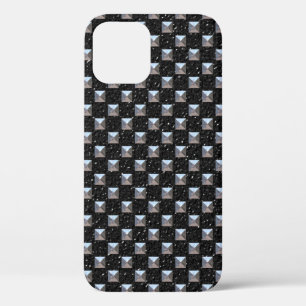 Funda Para iPhone 12 Cuero negro con estuche para iPhone Funda-mate Met