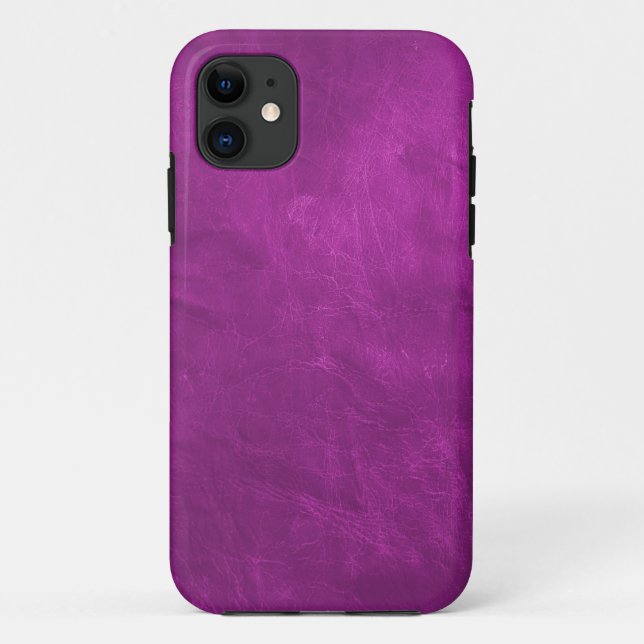 Funda De Case-Mate Para iPhone Cuero Vivid Magenta (Reverso)