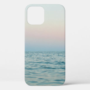 FUNDA PARA iPhone 12 CUERPO DE AGUA A LA HORA AZUL
