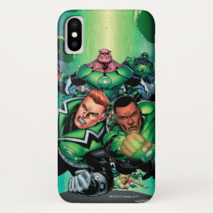 Funda Para iPhone X Cuerpo verde de la linterna