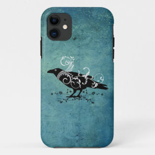 Funda Para iPhone 11 Cuervo y caso verde azulado de Iphone 5 de los