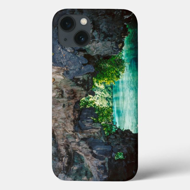 Funda De Case-Mate Para iPhone Cueva de murciélagos en Airai, Palaos, Micronesia (Reverso)